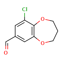 9-chloro-3,4-dihydro-2H-1,5-benzodioxepine-7-carbaldehyde