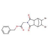 benzyl 2-{8,9-dibromo-3,5-dioxo-4-azatricyclo[5.2.1.0²,?]decan-4-yl}acetate
