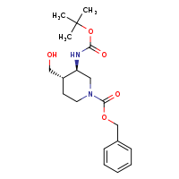benzyl (3R,4S)-3-[(tert-butoxycarbonyl)amino]-4-(hydroxymethyl)piperidine-1-carboxylate