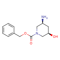 benzyl (3S,5R)-3-amino-5-hydroxypiperidine-1-carboxylate