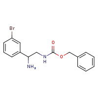 benzyl N-[2-amino-2-(3-bromophenyl)ethyl]carbamate