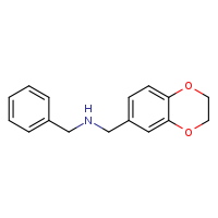 benzyl(2,3-dihydro-1,4-benzodioxin-6-ylmethyl)amine