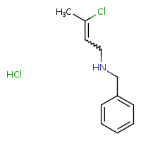 benzyl[(2E)-3-chlorobut-2-en-1-yl]amine hydrochloride