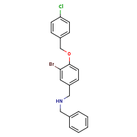 benzyl({3-bromo-4-[(4-chlorophenyl)methoxy]phenyl}methyl)amine
