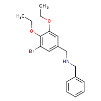 benzyl[(3-bromo-4,5-diethoxyphenyl)methyl]amine