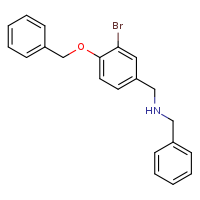 benzyl({[4-(benzyloxy)-3-bromophenyl]methyl})amine