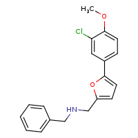 benzyl({[5-(3-chloro-4-methoxyphenyl)furan-2-yl]methyl})amine