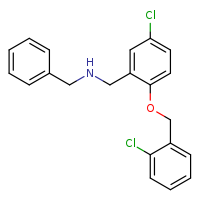 benzyl({5-chloro-2-[(2-chlorophenyl)methoxy]phenyl}methyl)amine