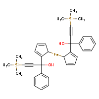 bis({2-[1-hydroxy-1-phenyl-3-(trimethylsilyl)prop-2-yn-1-yl]cyclopenta-2,4-dien-1-yl})iron