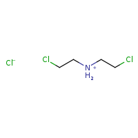 bis(2-chloroethyl)azanium chloride