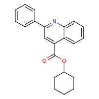 cyclohexyl 2-phenylquinoline-4-carboxylate