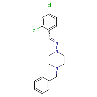 (E)-N-(4-benzylpiperazin-1-yl)-1-(2,4-dichlorophenyl)methanimine
