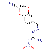 (E)-N-({[4-(cyanomethoxy)-3-methoxyphenyl]methyl}imino)-N'-nitroguanidine