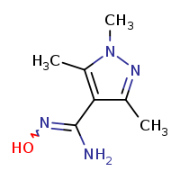 (E)-N'-hydroxy-1,3,5-trimethylpyrazole-4-carboximidamide