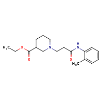 ethyl 1-{2-[(2-methylphenyl)carbamoyl]ethyl}piperidine-3-carboxylate