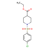 ethyl 1-(4-chlorobenzenesulfonyl)piperidine-4-carboxylate