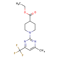 ethyl 1-[4-methyl-6-(trifluoromethyl)pyrimidin-2-yl]piperidine-4-carboxylate