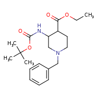 ethyl 1-benzyl-3-[(tert-butoxycarbonyl)amino]piperidine-4-carboxylate