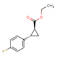 ethyl (1S,2S)-2-(4-fluorophenyl)cyclopropane-1-carboxylate