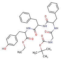 ethyl 2-[2-(2-{2-[(tert-butoxycarbonyl)amino]acetamido}-3-phenylpropanamido)-3-phenylpropanamido]-3-(4-hydroxyphenyl)propanoate