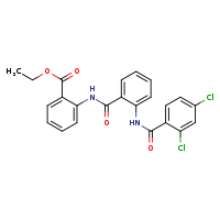 ethyl 2-[2-(2,4-dichlorobenzamido)benzamido]benzoate