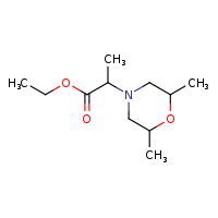 ethyl 2-(2,6-dimethylmorpholin-4-yl)propanoate