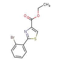 ethyl 2-(2-bromophenyl)-1,3-thiazole-4-carboxylate
