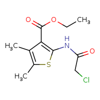 ethyl 2-(2-chloroacetamido)-4,5-dimethylthiophene-3-carboxylate