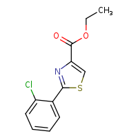 ethyl 2-(2-chlorophenyl)-1,3-thiazole-4-carboxylate