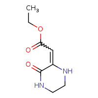 ethyl 2-[(2E)-3-oxopiperazin-2-ylidene]acetate