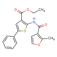 ethyl 2-(2-methylfuran-3-amido)-5-phenylthiophene-3-carboxylate
