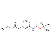 ethyl 2-{2-[(tert-butoxycarbonyl)amino]pyridin-4-yl}acetate