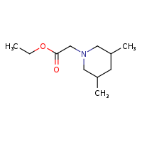ethyl 2-(3,5-dimethylpiperidin-1-yl)acetate