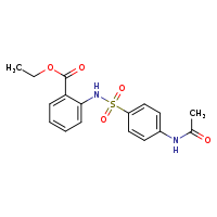 ethyl 2-(4-acetamidobenzenesulfonamido)benzoate