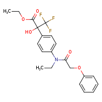 ethyl 2-[4-(N-ethyl-2-phenoxyacetamido)phenyl]-3,3,3-trifluoro-2-hydroxypropanoate