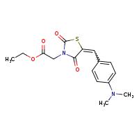 ethyl 2-[(5Z)-5-{[4-(dimethylamino)phenyl]methylidene}-2,4-dioxo-1,3-thiazolidin-3-yl]acetate