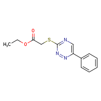 ethyl 2-[(6-phenyl-1,2,4-triazin-3-yl)sulfanyl]acetate