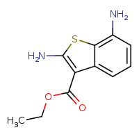 ethyl 2,7-diamino-1-benzothiophene-3-carboxylate