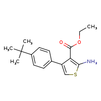ethyl 2-amino-4-(4-tert-butylphenyl)thiophene-3-carboxylate