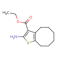 ethyl 2-amino-4H,5H,6H,7H,8H,9H-cycloocta[b]thiophene-3-carboxylate