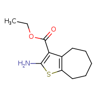ethyl 2-amino-4H,5H,6H,7H,8H-cyclohepta[b]thiophene-3-carboxylate