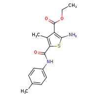 ethyl 2-amino-4-methyl-5-[(4-methylphenyl)carbamoyl]thiophene-3-carboxylate