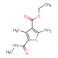 ethyl 2-amino-4-methyl-5-(methylcarbamoyl)thiophene-3-carboxylate