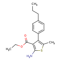 ethyl 2-amino-5-methyl-4-(4-propylphenyl)thiophene-3-carboxylate