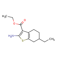 ethyl 2-amino-6-ethyl-4,5,6,7-tetrahydro-1-benzothiophene-3-carboxylate