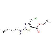 ethyl 2-(butylamino)-4-(chloromethyl)-1,3-thiazole-5-carboxylate