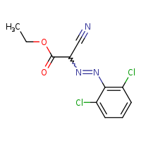 ethyl 2-cyano-2-[2-(2,6-dichlorophenyl)diazen-1-yl]acetate