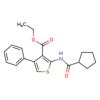 ethyl 2-cyclopentaneamido-4-phenylthiophene-3-carboxylate