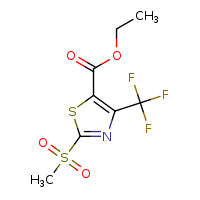 ethyl 2-methanesulfonyl-4-(trifluoromethyl)-1,3-thiazole-5-carboxylate