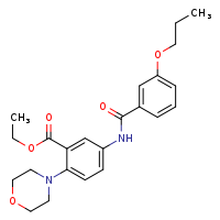 ethyl 2-(morpholin-4-yl)-5-(3-propoxybenzamido)benzoate